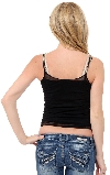 Net Top with Multi-color Beadwork back