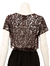 Hand Beaded Net Floral Jacket back