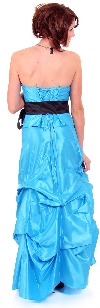 Strapless Quinceanera Dress with Removable Side Bow back