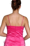 Rhinestone Crisscrossed Formal Dress back