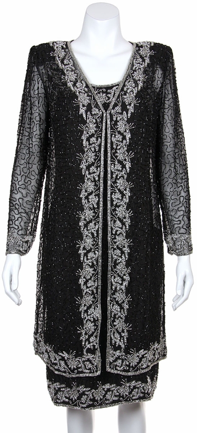 Two Piece Formal Evening Dress Set