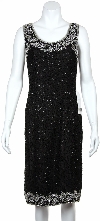 Two Piece Formal Evening Dress Set in closeup