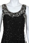 Two Piece Formal Evening Dress Set in closeup