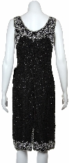 Two Piece Formal Evening Dress Set back view