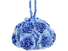 Rose Flower Evening Bag in Blue