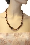 Main image of Amber Colored Fashion Necklace