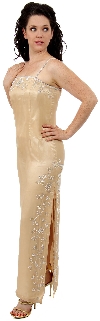 2 piece Beaded Formal Dress and Jacket in alternative image