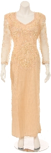 Main image of Daisy Formal Beaded Full Sleeves Gown