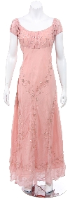 Main image of Hand Beaded Romantic Prom Dress