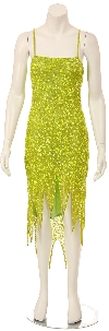 Main image of Fully Beaded Spaghetti Strap Sequined Formal Dress