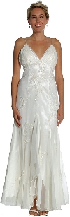 Main image of Rouched Bodice Formal Prom Gown
