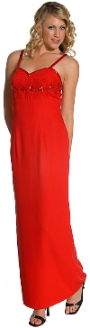Main image of Slim Cut Full Length Formal Dress