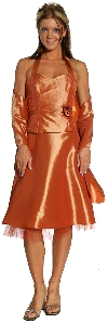 Main image of Halter Neck 2 Piece Party Dress