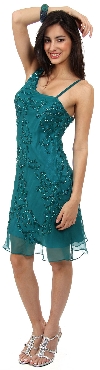Main image of Broad Strap Short Party Dress