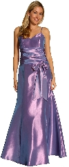 Main image of A-line Ribbon Bow Formal Dress