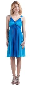 Main image of Twist  Knot Bust Ombre Short Party Dress 