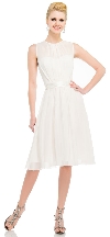 Main image of Princess Cut Sleeveless Graduation Party Dress
