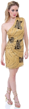 One-Shoulder Sequined Formal Dress in alternative image