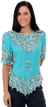 Main image of Formal Hand Beaded Blouse