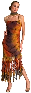 Main image of Sexy Cocktail Dress with Ruffles