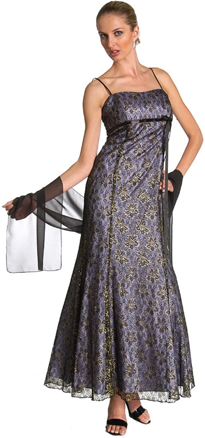 Empire Style Floral Lace Dress