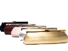 Main image of Satin Evening Bag with Metal Frame
