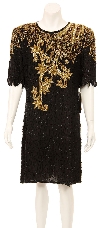 Main image of Short Sequin Formal Dress with Keyhole Back