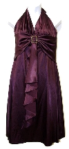 Main image of Short Cocktail Dress with Front Sash