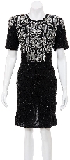 Main image of Hooks and Wings Hand Beaded Short Dress