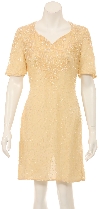 Main image of Oak Leaf Beaded Formal Dress