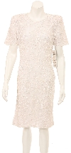 Main image of Knee Length Fully Sequined Cocktail Dress