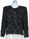 Main image of Fully Beaded Floral Print Jacket
