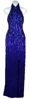 Main image of Halter Neck Off Shoulder Pageant Gown