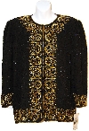 Main image of Gold Pattern Border Style Jacket 