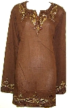 Main image of Long Sleeve Beaded Embroidered Top 