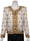 Main image of Handbeaded Floral Short Jacket