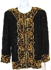 Main image of Floral Sequin Pattern Beaded Jacket 