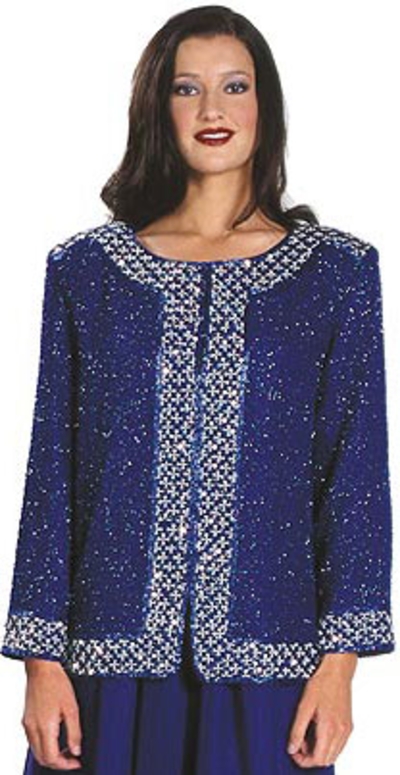 Bordered Beaded Jacket