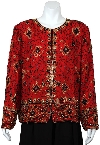 Main image of Floral Pattern Hand Beaded Jacket