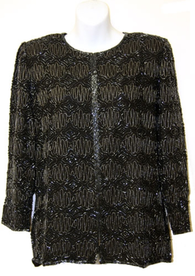 Full-Sleeved Beaded Jacket