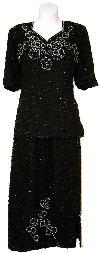 Main image of 2 Piece Formal Blouse and Skirt Set