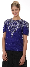 Main image of Fully Beaded Pullover Blouse