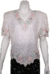 Main image of V-Neck Hand Beaded Blouse