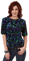 Main image of Fully Sequined Beaded Blouse