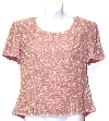 Main image of Sequined Blouse with Slits