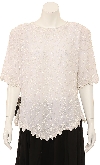 Main image of Hand Beaded Short Sleeve Blouse