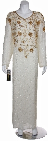 Main image of Floral Print Full Length Mother Of the Bride Dress