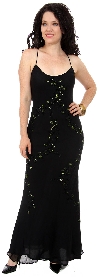 Two piece Full Length Beaded Formal Dress without Jacket