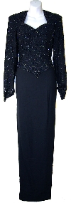 Main image of Full Sleeved Formal Mother of the Bride Dress