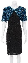 Main image of Hand Beaded Formal/Cocktail Short Dress